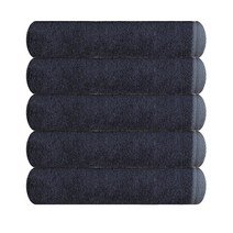 송월타월 뱀부 라이트 135g 세면타월, 5개, 청색