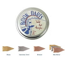 북다트 고급책갈피 50개입 BOOK DARTS, TIN50-Brass*KM 50개입 Brass