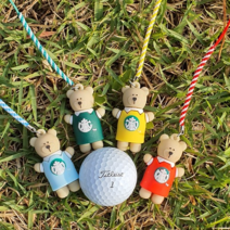곰돌이 골프 티걸이 티꽂이 4개 모두 1set, 곰돌이 티걸이 4종 모두 1set