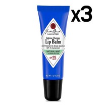 잭블랙 립밤 네추럴 민트 SPF25 3팩 Jack Black Lip Balm