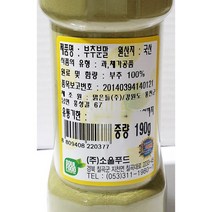 부추분말100% 허브마켓 190g 다팜 식당 카페 업소 상품 육수분말, 1