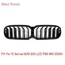 G30 LCI 그릴 BMW 5시리즈 G38 F90, 2-slat gloss black