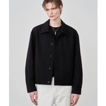 DRAW FIT 미니멀 소프트 울 자켓 [BLACK] MINIMAL SOFT WOOL JACKET [BLACK]