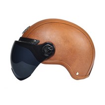 가성비 전기자전거 삼륜 배달용Casque Moto-빈티지 안전 헬멧 스쿠터 자전거 엔진 Casco 빈티지 전기 오토, 03 NO3, 02 M