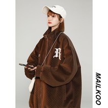 힙합 스트릿 오버핏 저지 트랙탑 바람막이 고프코어 자켓 재킷 커플