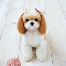 펫돌 하마나카 양모펠트 리얼 레슨 DIY키트 시추 강아지 441-442