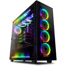 anidees AI Crystal XL RGB V3 강화 유리 PC 케이스, XL AR3