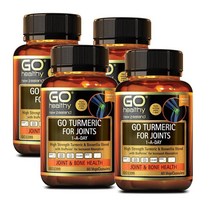고헬씨 터메릭 원어데이 60정 Go Healthy Tumeric For Joints 1-a-day, 4팩