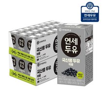연세우유 국산콩 두유 약콩 48팩, 48개, 190ml