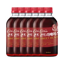 롯데칠성 칸타타 콘트라베이스 콜드브루 스위트블랙 500ml 6pet/ 커피 / 음료