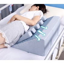 롤오버 베개 쿠션 수술 후 삼각형 간호 패드 안티 욕창 압력 통증 손과 발 링 발목, 보여진 바와 같이, 쿨링젤 터닝패드 [소형]