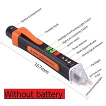 접지 저항측정기 메가 테스터기 절연 저항계 스마트 비 접촉 전압 테스터 12-1000V A, 1.TS-02A