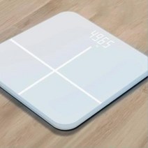 LED 자동센서 체중계 화이트 심플 바디 정확한 몸무게