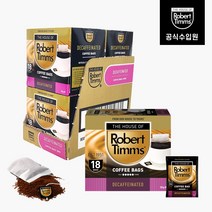로버트팀스 커피백 디카페인 티백커피 105g(5.8g x 18개입), 4팩