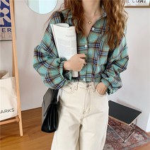 프라랑 플루토 체크 남방 셔츠