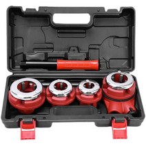 수도관 전동오스타 파이프머신 나사 가공 와이어 배관, 수동 스레딩 머신 4가지 크기 + 커터