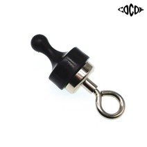 코코프 캠핑 행어 초강력 마그네틱 네오디움 자석고리 후크 8cm, 블랙