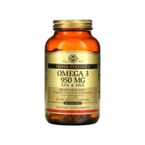 솔가 Solgar 오메가3 EPA DHA 트리플 스트렝스 950mg 100정 소프트젤 피쉬오일, 1개