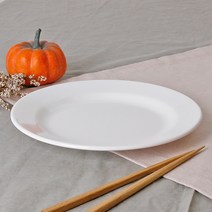 백지 양식 원형접시 20cm 화이트 멜라민 업소용 식당 그릇 식기