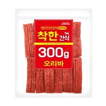 피플펫 고단백 소프트 10P 오리고기 오리육포 300G 애견 오리바 오리져키 스틱, 1개, 1개