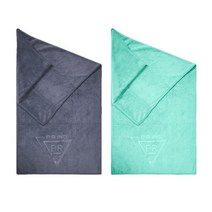 푸 루이 스포츠 타월 4 팩 체리 꽃가루 * 4, 2 개의 고급 회색 모래 시안