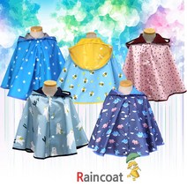 (주)더해피 유아 아동 키즈 어린이 비옷 우비 자켓 바람막이 레인코트 판초우의 모음