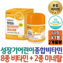 키즈 맛있는 멀티비타민 비타민B군 미네랄 비타민E 하루한정 망간 아연