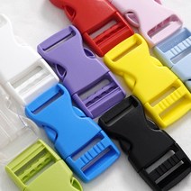 아유디 플라스틱 버클 25mm 10컬러 가방부자재, 블랙
