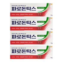 파로돈탁스 데일리 후로라이드 치약, 150g, 4개
