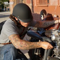 레트로 반모 헬멧 티티앤코 소두핏 스쿠터 헬멧, Free, 블랙(유광)