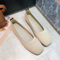 fulao Flyknit Doudou 신발 단일 신발 도매 공장 직접 공급 니트 신발 플랫 하단 통기성 작은 단일 신발 부드러운 여성 신발