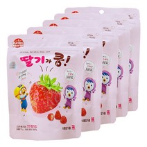 뽀로로 과일칩(배가쿵/사과가쿵) --- 동결건조.국내산100%, 5봉, 딸기가쿵