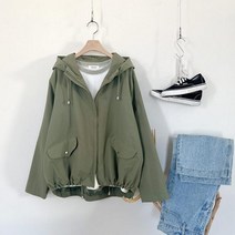 수키 플랩포켓 후드스트링점퍼1112689