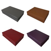 블랙 에어 3단 접이식 공간 활용 놀이방 층간 소음 PU 매트리스 중형