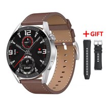 다이빙컴퓨터 수중게이지시계 다이빙시계 다이빙컴퓨터게이지DT3 MAX NFC Smart Watch Men Business Smartw, 01 2 Strap-BROSIL