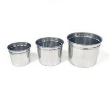 국산 업소용 스텐 뼈통 (소 중 대) 치킨 뼈통 집게통 BMP, 중형 10개, 10개