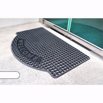 건물 실외발판 흙털이 PVC 웰컴 현관매트 86X125회색 레인매트 발매트