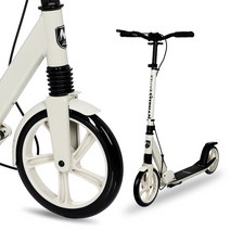 켈리앤스테판[접이식8세-성인] 2023년형 K154 몬스터 두발 킥보드-아이보리, K154-몬스터(아이보리)