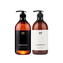 디알 카밍 약산성 단백질 손상케어 샴푸 + 트리트먼트 500ml 세트