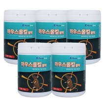 강력한 먹는쥐약 쥐덫 살서제 마우스올킬블럭 100gx5개
