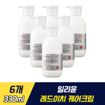 일리윤 레드이치 케어크림 식약처 심사 완료 가려움 개선 기능성 크림 소아과 피부테스트완료 민감 연약 아기 피부 가려움 저자극 케어 수분 촉촉 보습 건조한 피부 개선, 6개, 330ml