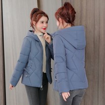 여성 패딩 점퍼 방한복 파카 후드 빅사이즈 슬림una07 weizhi