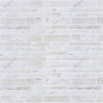 손쉽게 붙이는 보닥타일 시트지 랜덤브릭 스톤화이트 BRS11 1장, 단품