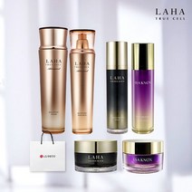 이자녹스 라하 트루셀 기초세트(토너+에멀전)+골든 블랙(세럼+크림)+펩타 프로폴리스(세럼+크림)+쇼핑백 2장, 1개