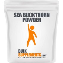 BulkSupplements.com 바다 갈매 나무속 분말 - 슈퍼 푸드 분말 - 과일 분말 - 오메가 7 보충제 -, 1개
