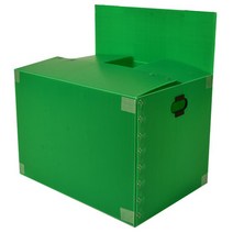 뉴프라테크 이사박스 7호(고급형)-5개묶음 [모서리 필라멘트테이프 부착 박스], 연두