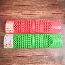 리빙서플라이 일본 발지압판 지압패드 지압매트 건강, 그린, 그린