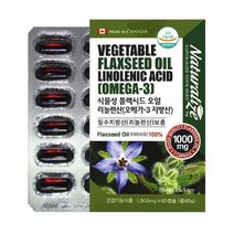 네추럴라이즈 플랙시드오일 식물성 아마씨유 오메가3 필수지방산 리놀렌산 에스트로겐 60캡슐
