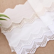 짱패브릭 펀라인면레이스, 백아이보리