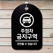 [바보사랑] 안내판 표지판(30B)_DSP_191_주정차 금지구역, 색상:화이트
